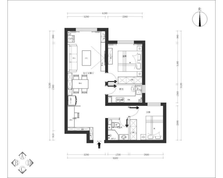 80㎡的兩室一廳怎么設(shè)計？不如看看這兩套徐建平的作品！