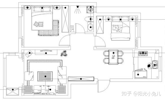 三室兩廳裝修樣板間！92平現(xiàn)代輕奢風(fēng)格，清新雅致彰顯品質(zhì)生活